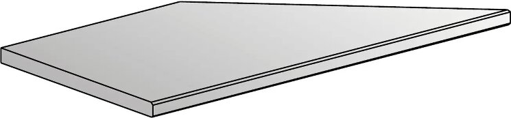 Плитка для басейна 50x100 ANGOLO BORDO COSTA ESTERNO DX GRIP Ancient Century Old Stone з колекції Old Stone Century