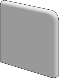 Плінтус 15x15 Doppio Becco Civetta Quarzo Kandinsky Lapp. Rett. - Tele di Marmo Reloaded - E0T4