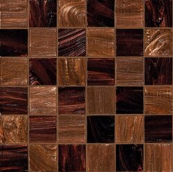 Мозаїка Checkmate Brown 30.8x30.8 Decori 50 Bisazza