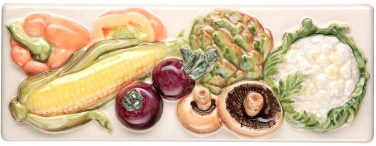 Бордюр Corn On The Cob To Cauliflower Border Clematis 7.5x20 La Belle Original Style з колекції La Belle Original Style