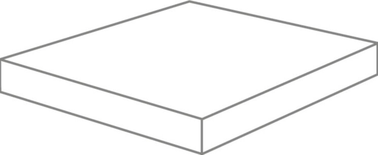 Кутова сходинка 33x33 Ang. Sx. Cr. White Smoke Rl - Woodtalk - 729E0RS з колекції Woodtalk Ergon