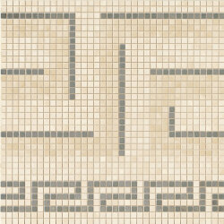 Мозаїка (39.4x39.4) 37232 Mos. Greca Silver Beig - Vanitas