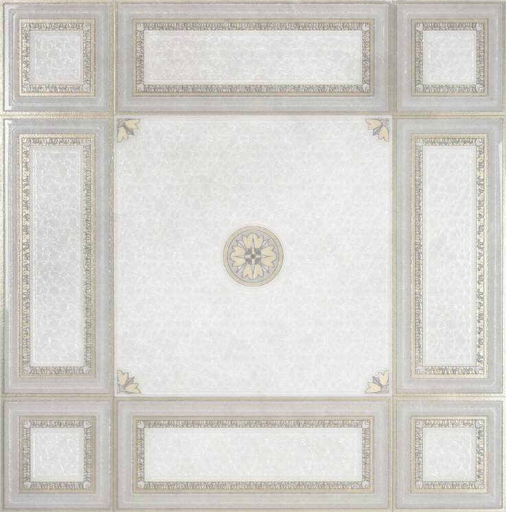 Декор (59x59) 08AM-43 Palace ambras3 blanco - Palace з колекції Palace Grespania