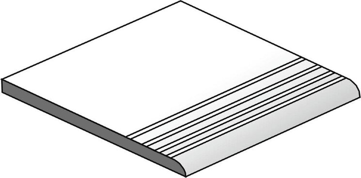 Сходинка (40x40) Peldano Gris Ranurado Concept Mate - Concept з колекції Concept Alcalagres