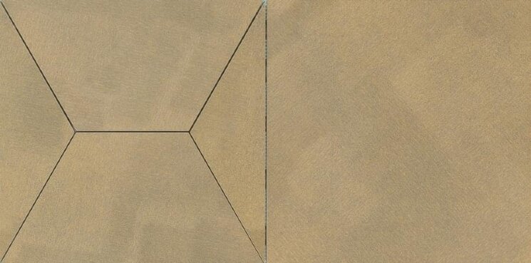 Декор Gold Spazzolato Decor Ramp 29.75x59.55 Aluminum Apavisa з колекції Aluminum Apavisa