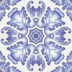 Плитка Cotto Mediterraneo Decoro Maronti Luc - 34x34 S3302P Cotto Mediterraneo