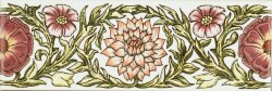 Бордюр Knot Gardenpink 5x15.2 Artworks Brilliant White Original Style