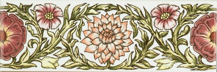 Бордюр Knot Gardenpink 5x15.2 Artworks Brilliant White Original Style з колекції Artworks Brilliant White Original Style Бордюр Knot Gardenpink 5x15.2 Artworks Brilliant White Original Style з колекції Artworks Brilliant White Original Style