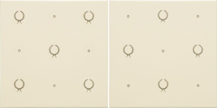 Декор Laudatory Wreath 15.2x30.4 Artworks Colonial White Original Style з колекції Artworks Colonial White Original Style