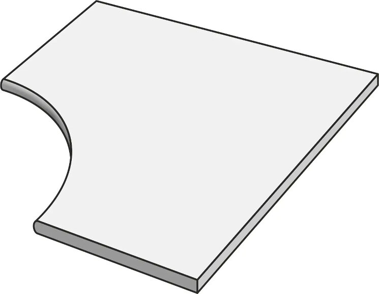 Сходинка Boost Mix Ivory Curve 6020 Mm - 60x60 AFK5 Boost Mix з колекції Boost Mix Atlas Concorde