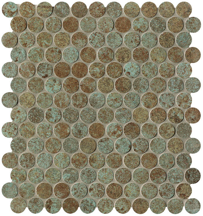 Мозаїка 29,5x32,5 F Pdj Sheer Deco Rust Round Mosaico - Sheer з колекції Sheer FAP Мозаїка 29,5x32,5 F Pdj Sheer Deco Rust Round Mosaico - Sheer з колекції Sheer FAP