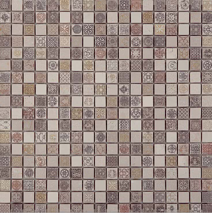 Мозаїка (30.5x30.5) Stamp 15Mix Marble 1.5*1.5 - Stamp з колекції Stamp Lithos Mosaico