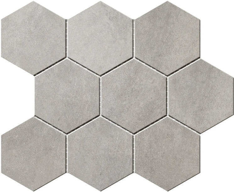 Мозаїка Umbria Grey Hexagono - 29.2x35.5  Umbria з колекції Umbria Cristacer