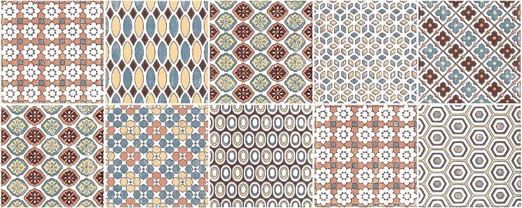 Плитка 20x50 PCUR02 MAIOLICA COLOR A+B+C Paul Ceramiche Maioliche з колекції Maioliche Paul Ceramiche