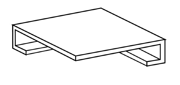 Кутова сходинка (34x34) LEVEL ANGOLARE COSTA RETTA DX WHITE x4 - Level з колекції Level Tuscania