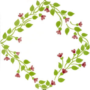 Декор (20x20) Albenga Rosa IGiardini Vietresi - Ceramica Artistica Vietrese з колекції Ceramica Artistica Vietrese Giovanni De Maio