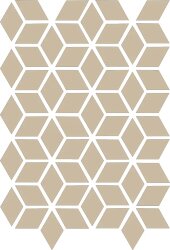 Мозаїка 27x40 XXS Rombo E AVORIO Etruria XXS