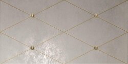 Декор Rhombus Fregio Con Swarovsky Oro Su Perla 50x100 Ad Maiora Petracers