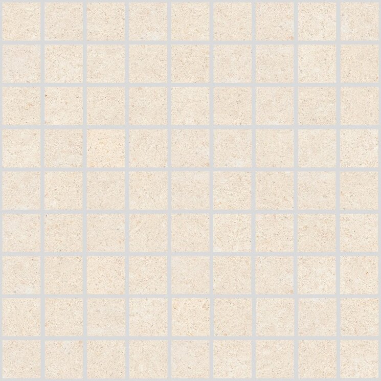Мозаїка 30x30 12QUACREMAMOS30 Quarry  crema marfil mat / Boc mosaic 3x3 12mm Gigacer DSG Quarry з колекції Quarry Gigacer DSG