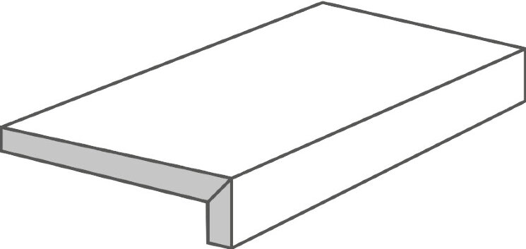 Кутовий елемент 30x60 K. Cenere Elem. Lcosta Retta Lineare - Konkrete Project Outfit 2.0 - XKO3EL44 з колекції Konkrete Project Outfit 2.0 Castelvetro