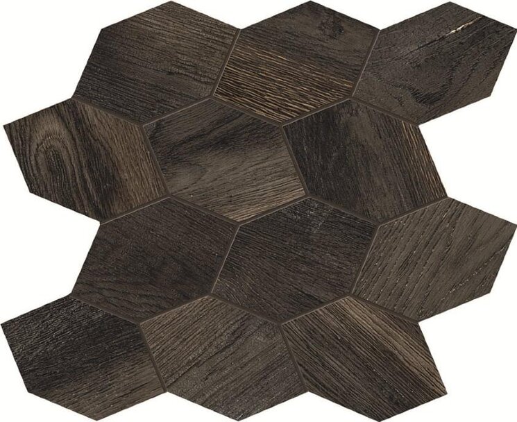 Мозаїка Mosaico Turtle Nero Bruciato 29.8x31.6 Provoak Provenza з колекції Provoak Provenza
