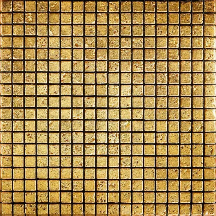Мозаїка (30.5x30.5) MOS/1.5 FULL GOLD 10 - Lacche, Reflex з колекції Lacche, Reflex Petra Antiqua