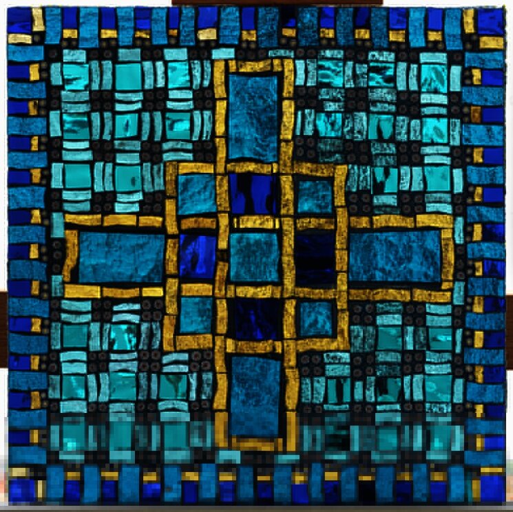 Мозаїка (30x30) 024TUR Turchese - Lussuosa з колекції Lussuosa Domus Aurea Mosaici