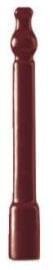 Спецелемент Angolo Zoccolo Dark Wine 2x20 Vintage Ceramiche Grazia з колекції Vintage Ceramiche Grazia