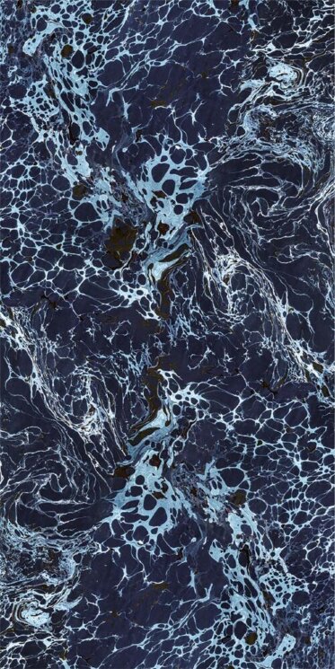 Плитка 120*240 Araldica Base Blu Glossy 6Mm Rett 763506 Araldica Cedit з колекції Araldica Cedit