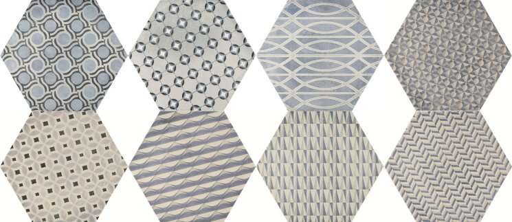 Плитка 34,5x40 Decoro - Hextie - ETD0050 з колекції Hextie Made+39 Плитка 34,5x40 Decoro - Hextie - ETD0050 з колекції Hextie Made+39