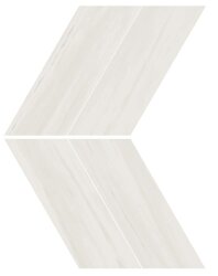 Декор Marvel Bianco Dolomite Chevron Lappato AS1Q