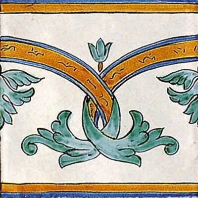 Декор (30x30) Zefiro Greca - Cotto Salernitano з колекції Cotto Salernitano Giovanni De Maio