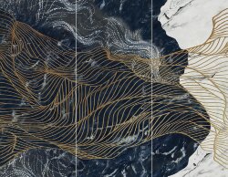 Плитка 120x280 0148382 BLU COMPOSIZIONE A 3 Floor Fuori Formato Marilyn