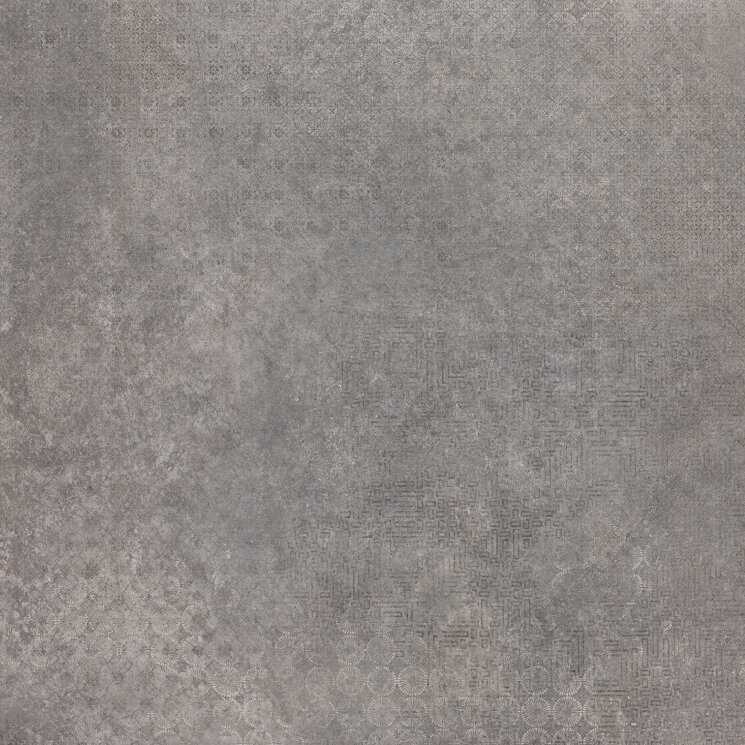 Плитка 60x60 600 Grey Dec Ret - Concept Stone - PF00016244 з колекції Concept Stone Sintesi