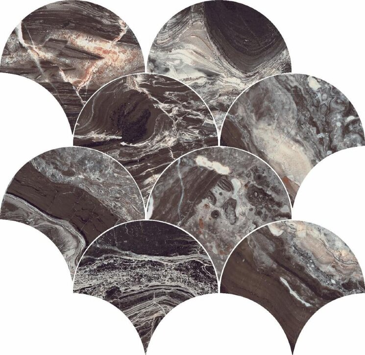 Мозаїка Mosaico Ventaglio Power 28x29 Rock Symphony Roberto Cavalli з колекції Rock Symphony Roberto Cavalli