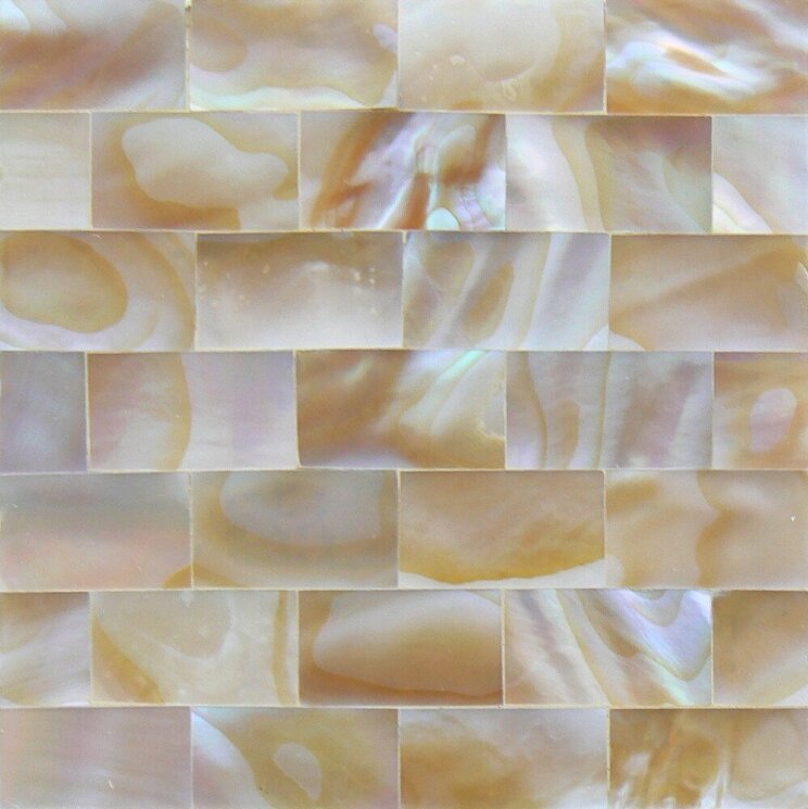 Мозаїка (30x30) MOP-SA-RE Cream Shell/Samar Rectangular - Mop Madreperla з колекції Mop Madreperla Studio Vega