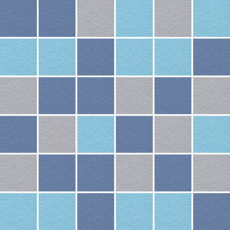 Мозаїка 30x30 Rf Cielo - 33 +Rf Blu Avio - 33 +Rf Perla - 33 - Flooring Mix R10 B (A+B) - M RF 04 з колекції Flooring Mix R10 B (A+B) Vogue