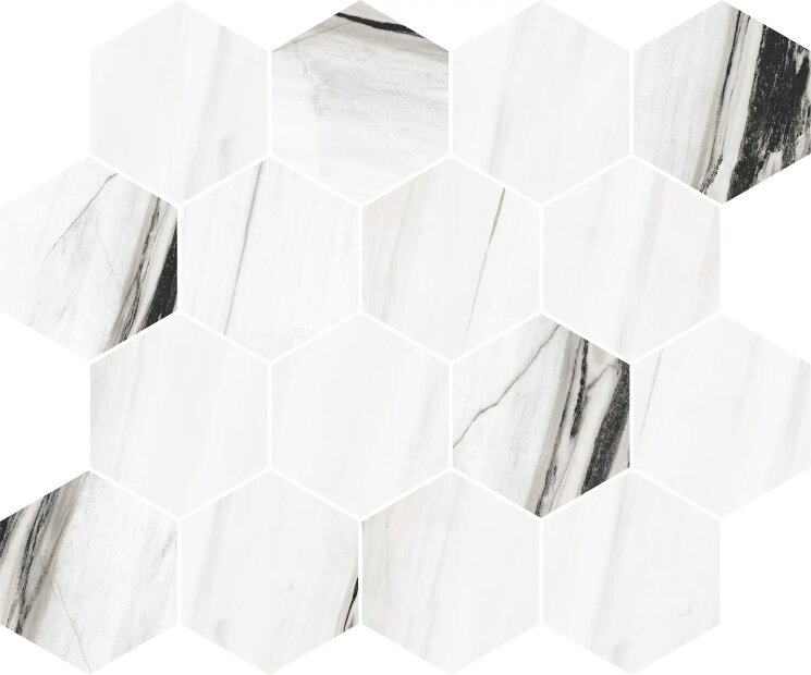 Мозаїка 28.7x34.4 0163257 EsagonaT 16Covelano Ricchetti Pure з колекції Pure Ricchetti