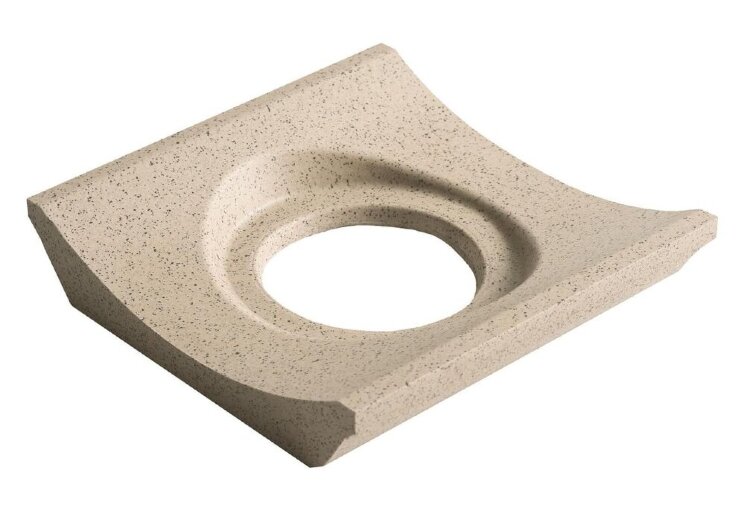 Спецелемент Channel Outlet Quartz 14.8x14.8 Dorset Woolliscroft Original Style з колекції Dorset Woolliscroft Original Style