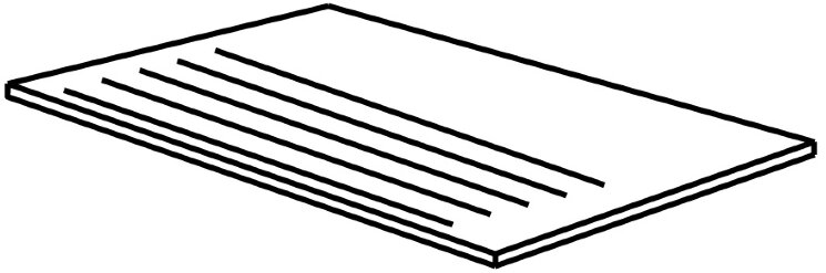 Сходинка (30x60) Icon Gradino gun powder grip rett. - Icon з колекції Icon Unicom Starker