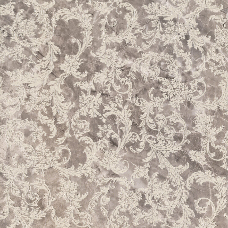 Декор (58.5x58.5) 2407060 Mod. Barocco Grigio - Marble з колекції Marble Versace Декор (58.5x58.5) 2407060 Mod. Barocco Grigio - Marble з колекції Marble Versace