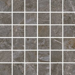 Мозаїка 4,7x4,7 Grey Mosaico Mosmosaico Su Rete - Dolomite - 92923