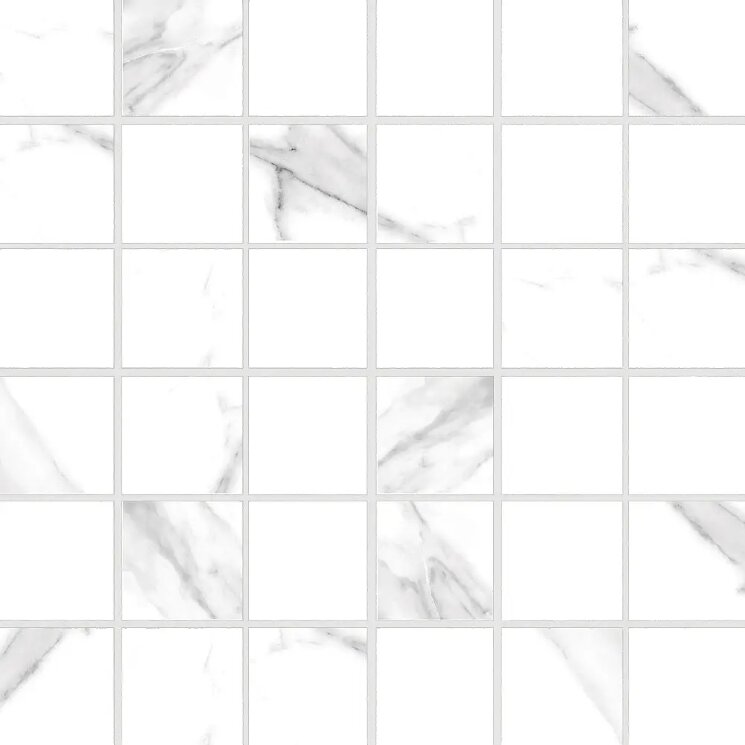 Мозаїка 30x30 Mosaico Statuario Durstone Statuario з колекції Statuario Durstone