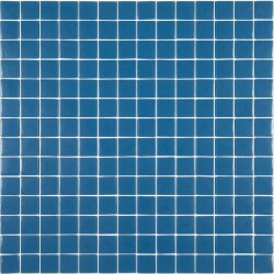 Mosaic (33.3x33.3) Unicolor 240B Blue Brillo 2.5*2.5 (mesh-mounted) - Unicolor