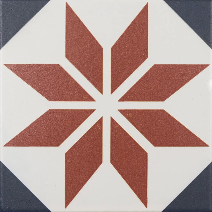 Плитка 15x15 0000000202 FONTENAY RED Pissano Hydraulic Collection з колекції Hydraulic Collection Pissano