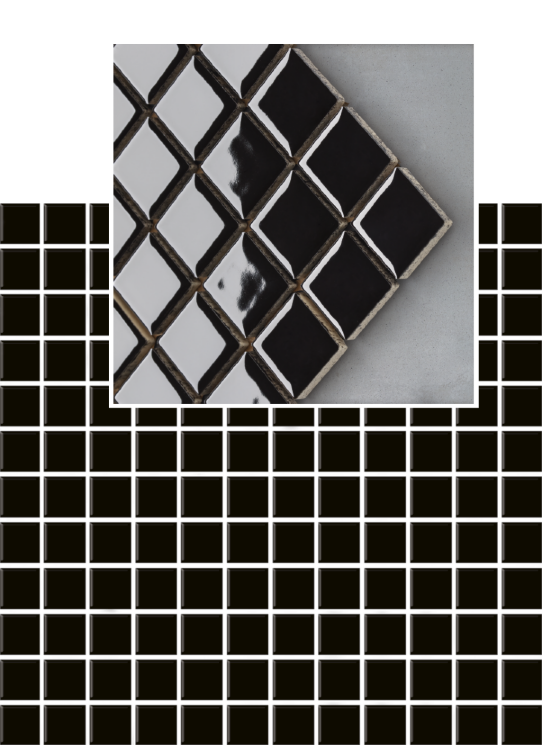 Цоколь 29.8x29.8 Altea Nero Mozaika Prasowana K.2,3X2,3 з колекції Altea-Albir Paradyz Цоколь 29.8x29.8 Altea Nero Mozaika Prasowana K.2,3X2,3 з колекції Altea-Albir Paradyz