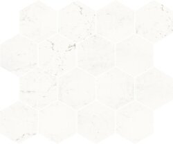 Мозаїка 28.7x34.4 0163258 EsagonaT 16Carrara Ricchetti Pure