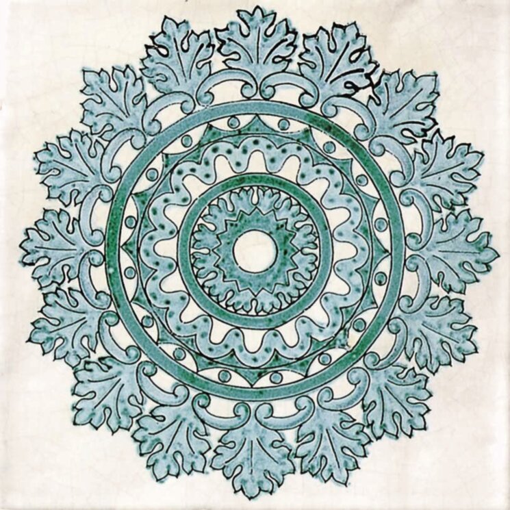 Декор (25x25) Medea Decori - Cotto Salernitano з колекції Cotto Salernitano Giovanni De Maio