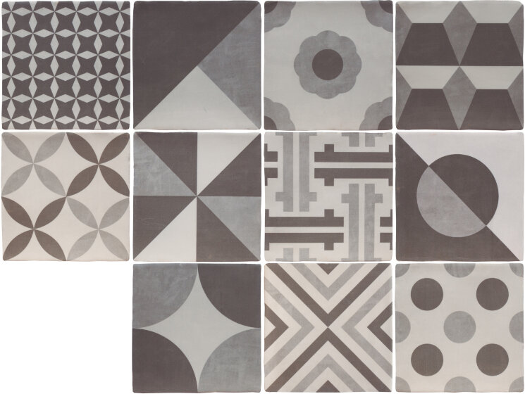 Плитка 15x15 New Pop Patchwork Grey-New Pop з колекції New Pop Cevica Плитка 15x15 New Pop Patchwork Grey-New Pop з колекції New Pop Cevica