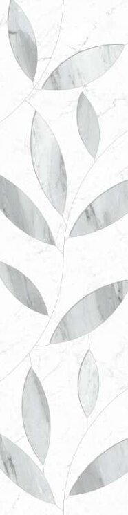 Панно Composizione Foglie Carrara Argenta 60x240 Cut On Size Vallelunga з колекції Cut On Size Vallelunga